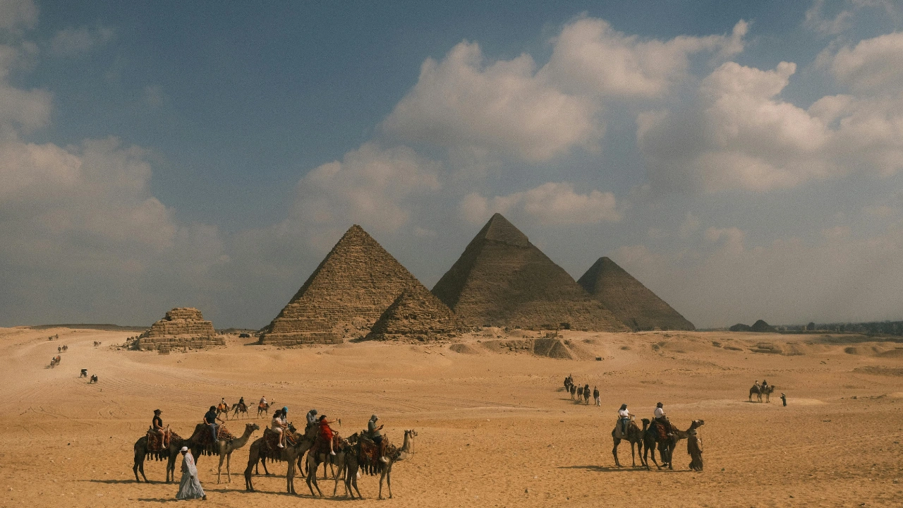 Vizitarea Piramidelor din Giza